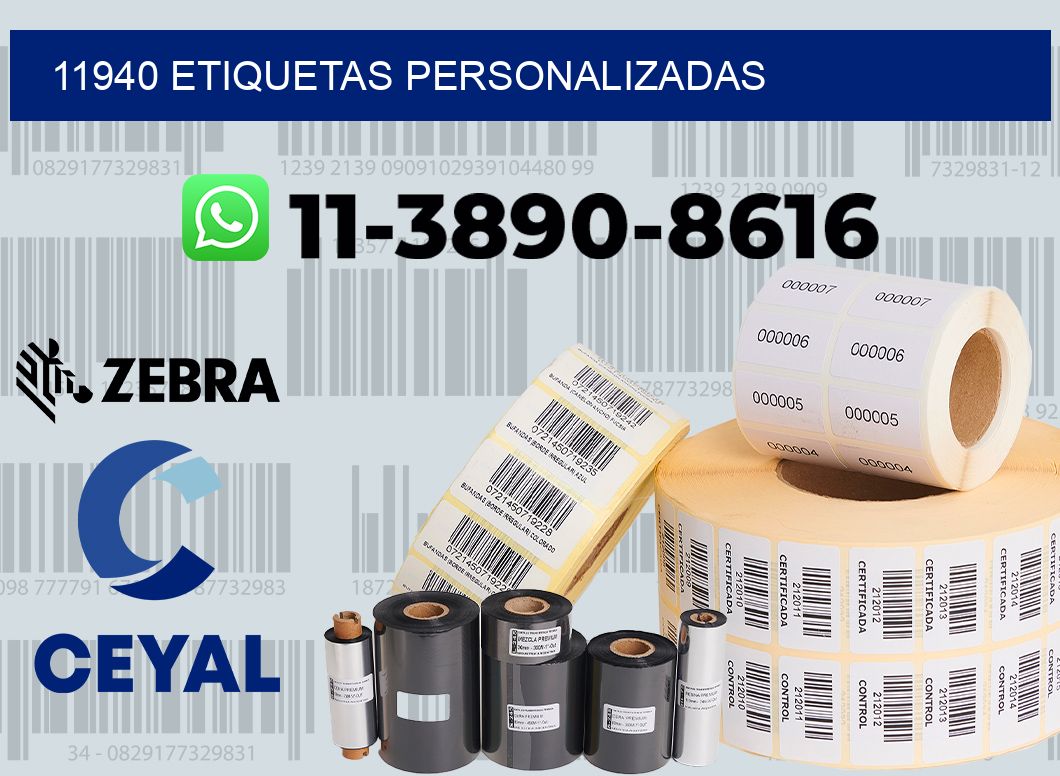 11940 etiquetas personalizadas