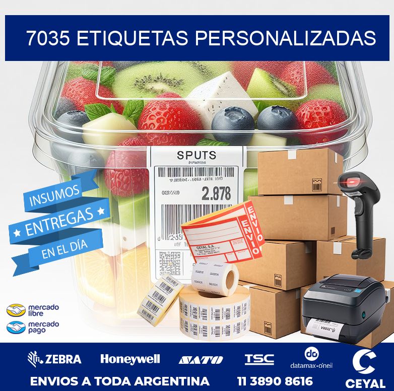 7035 etiquetas personalizadas
