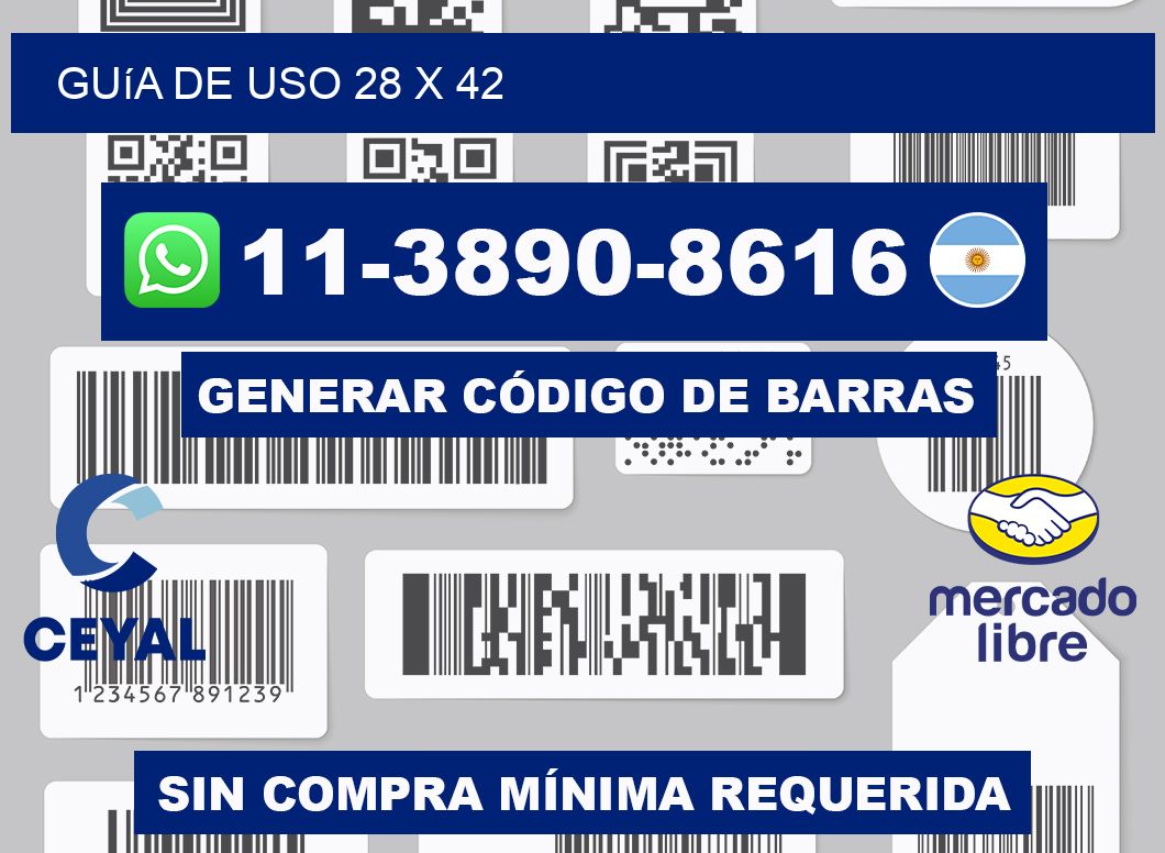 Guía de uso 28 x 42