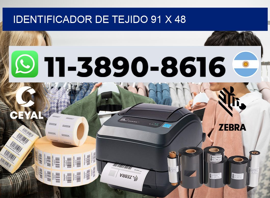 Identificador de tejido 91 x 48