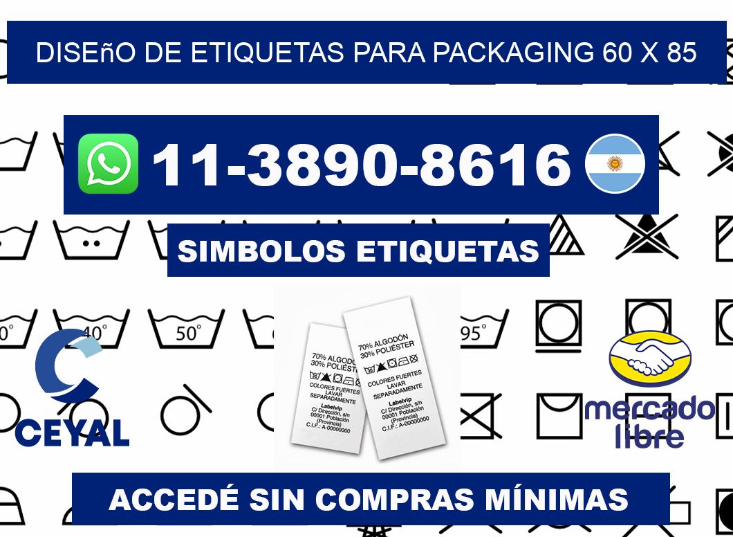diseño de etiquetas para packaging 60 x 85
