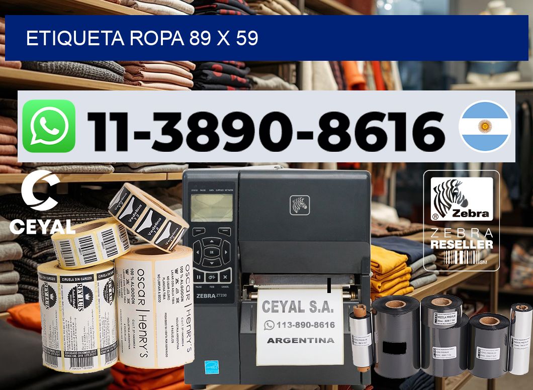 etiqueta ropa 89 x 59