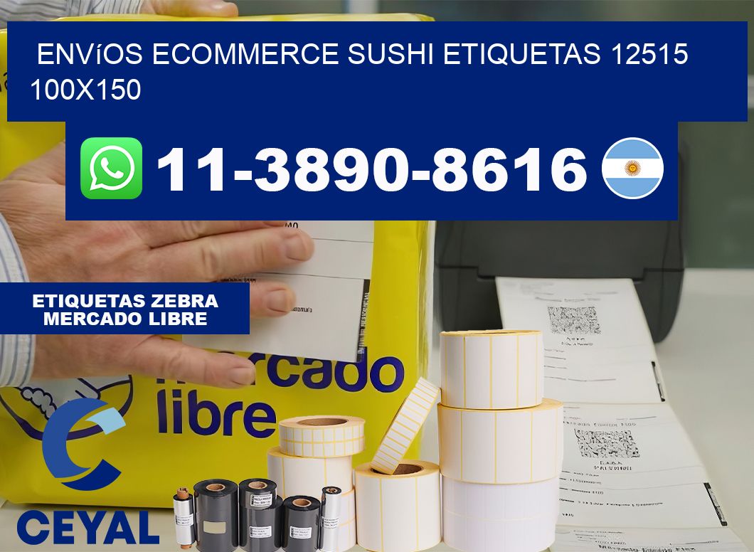 Envíos Ecommerce sushi etiquetas 12515 100×150