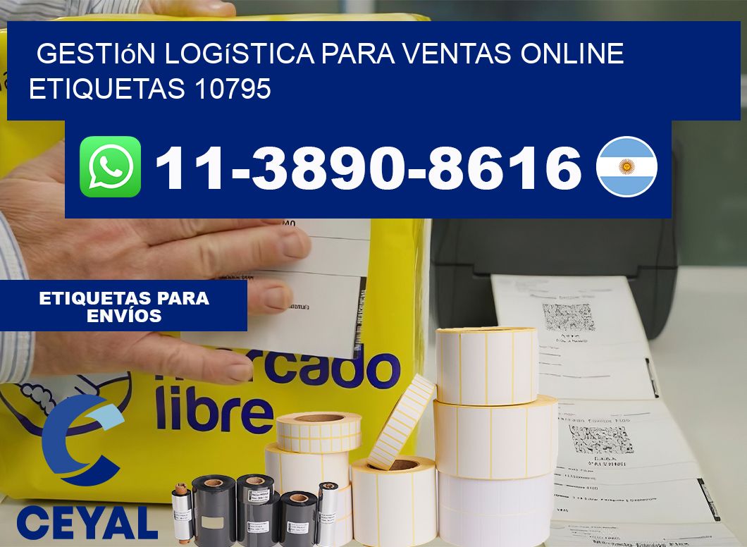 Gestión logística para ventas online  etiquetas 10795