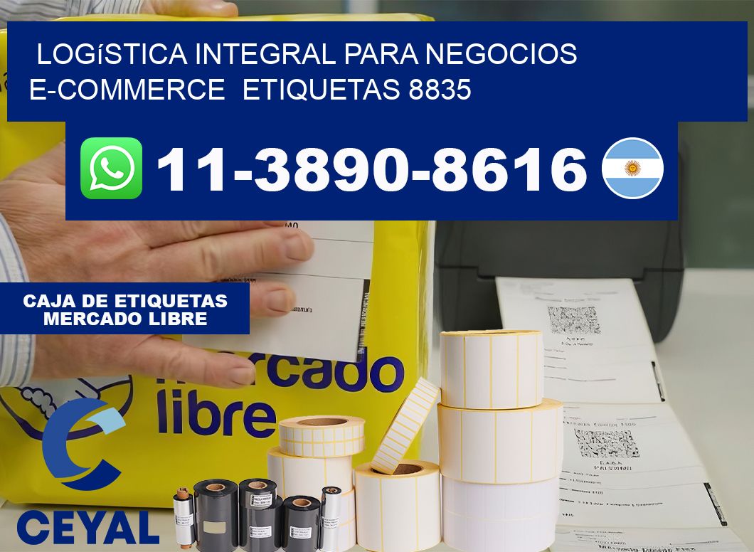 Logística integral para negocios e-commerce  etiquetas 8835