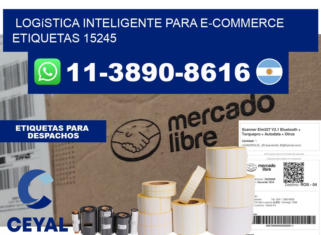 Logística inteligente para e-commerce  etiquetas 15245