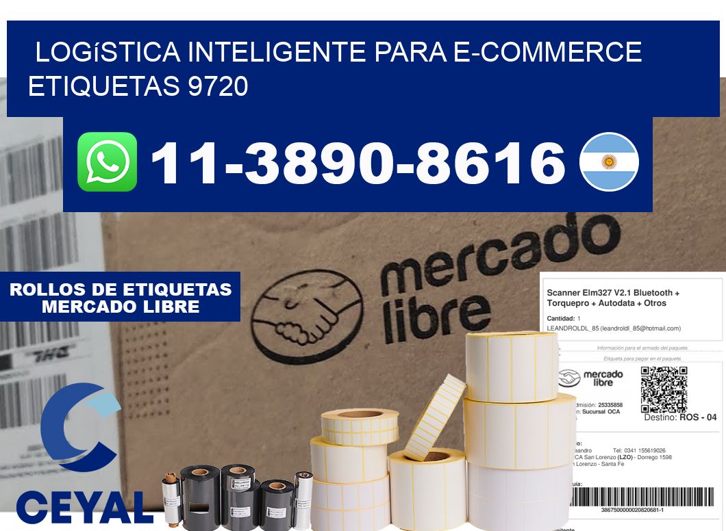 Logística inteligente para e-commerce etiquetas 9720