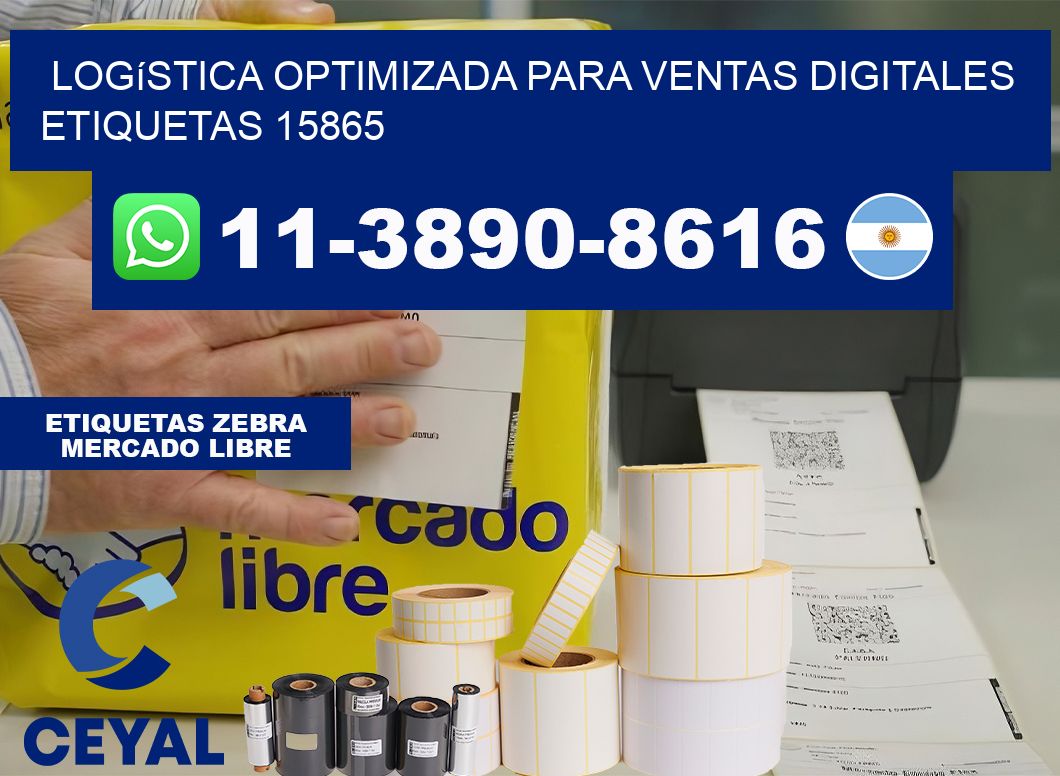 Logística optimizada para ventas digitales  etiquetas 15865