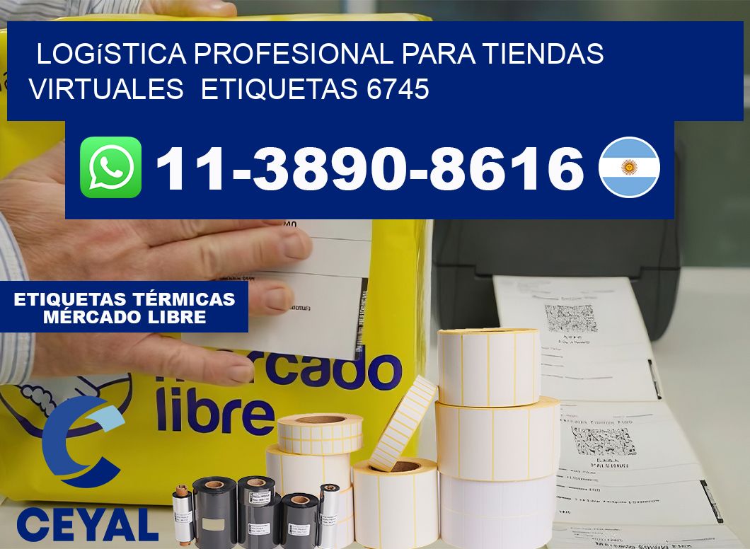 Logística profesional para tiendas virtuales  etiquetas 6745