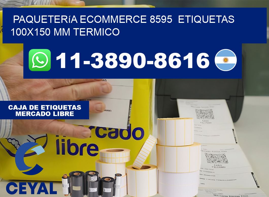 Paquetería eCommerce 8595  etiquetas 100×150 mm termico