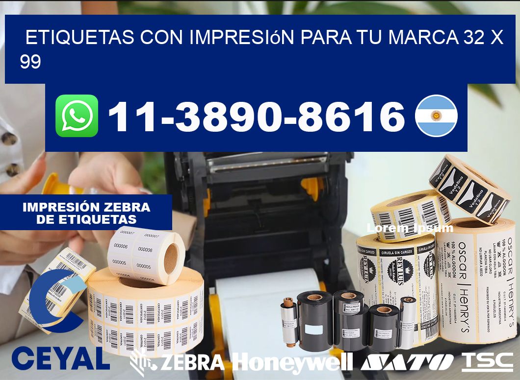 etiquetas con impresión para tu marca 32 x 99