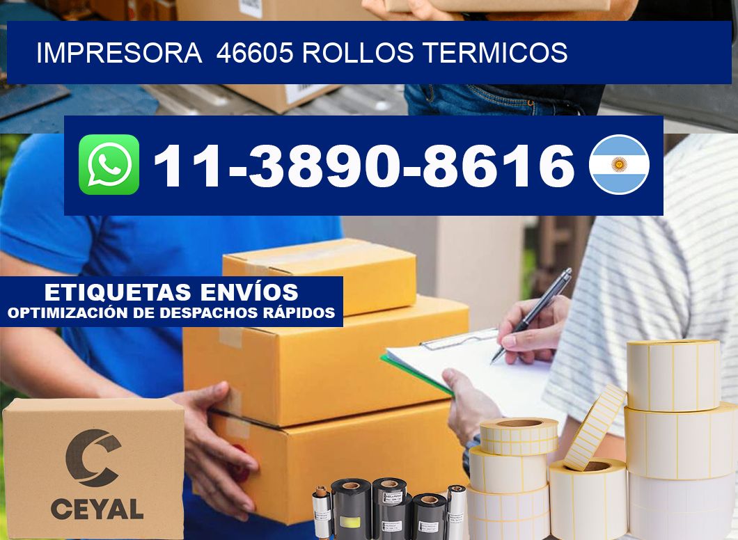 impresora 46605 rollos termicos