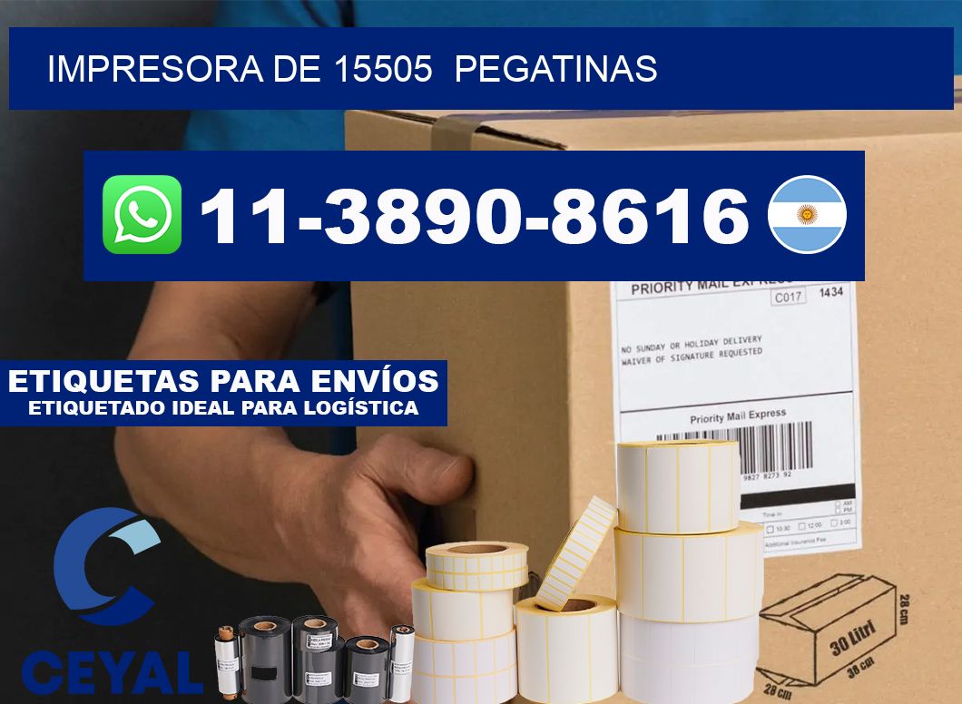 impresora de 15505 pegatinas
