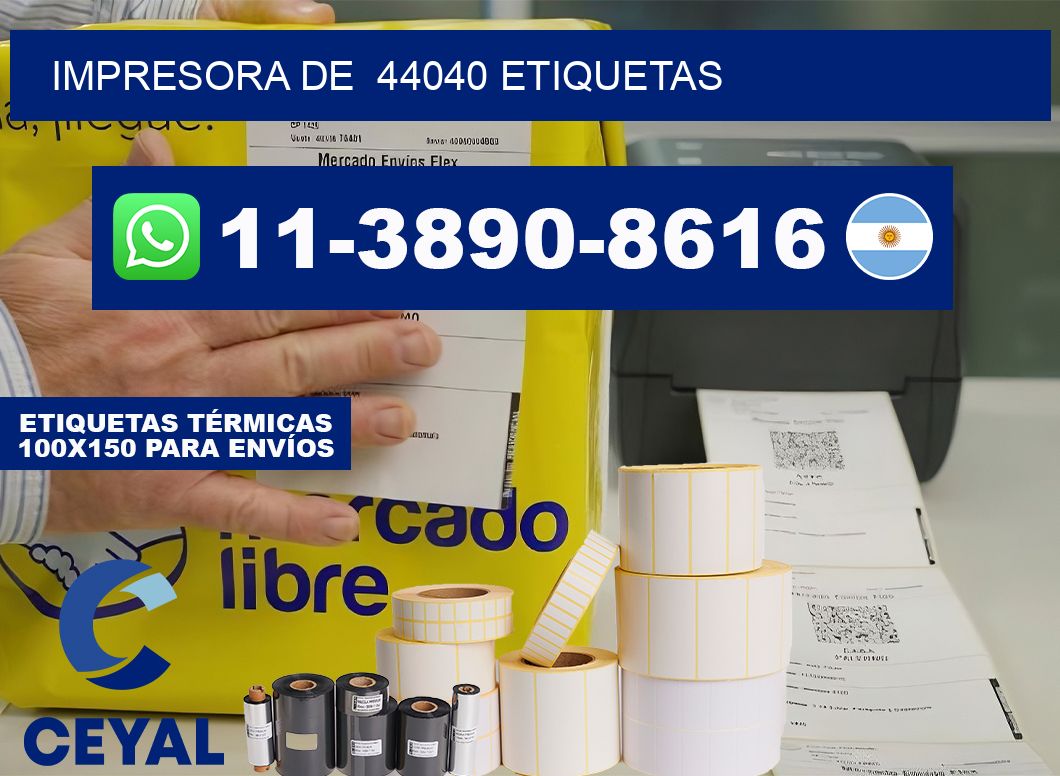 impresora de 44040 etiquetas