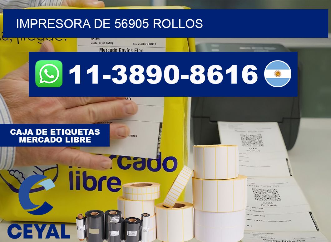 impresora de 56905 rollos