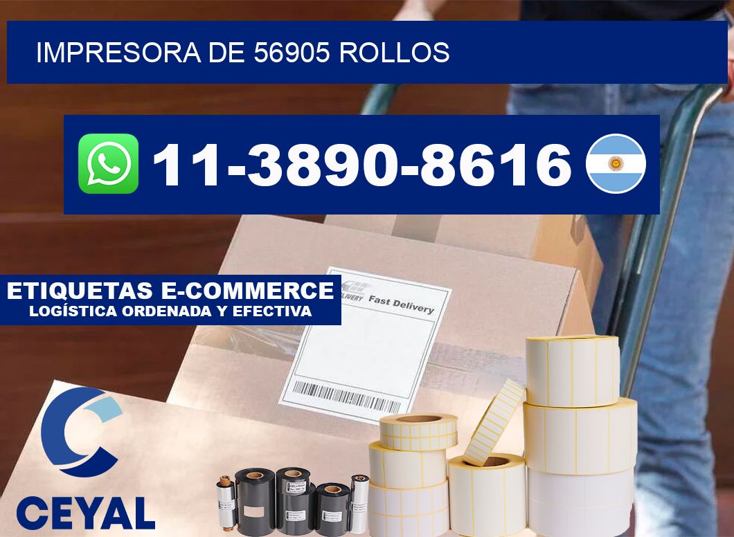impresora de 56905 rollos