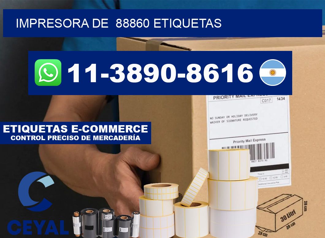 impresora de 88860 etiquetas