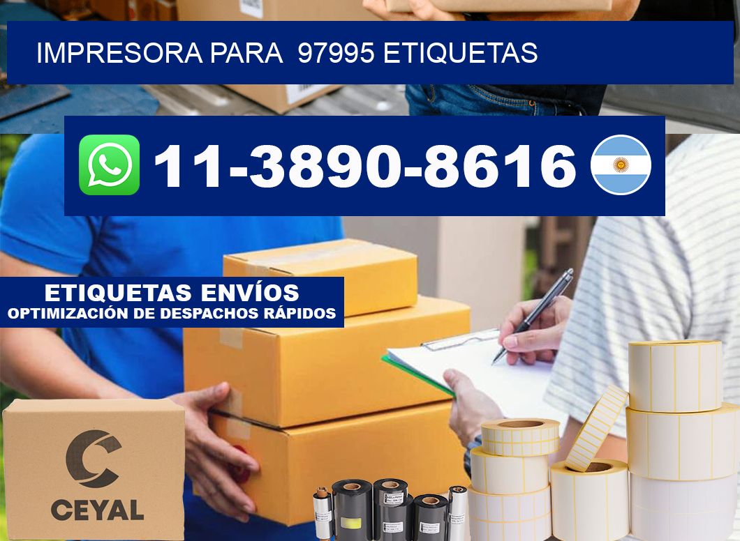 impresora para 97995 etiquetas