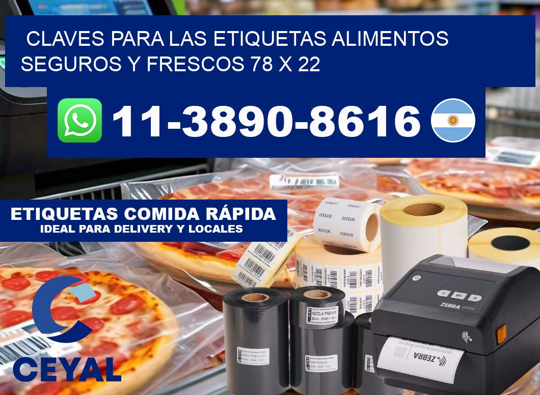 Claves para las etiquetas alimentos seguros y frescos 78 x 22