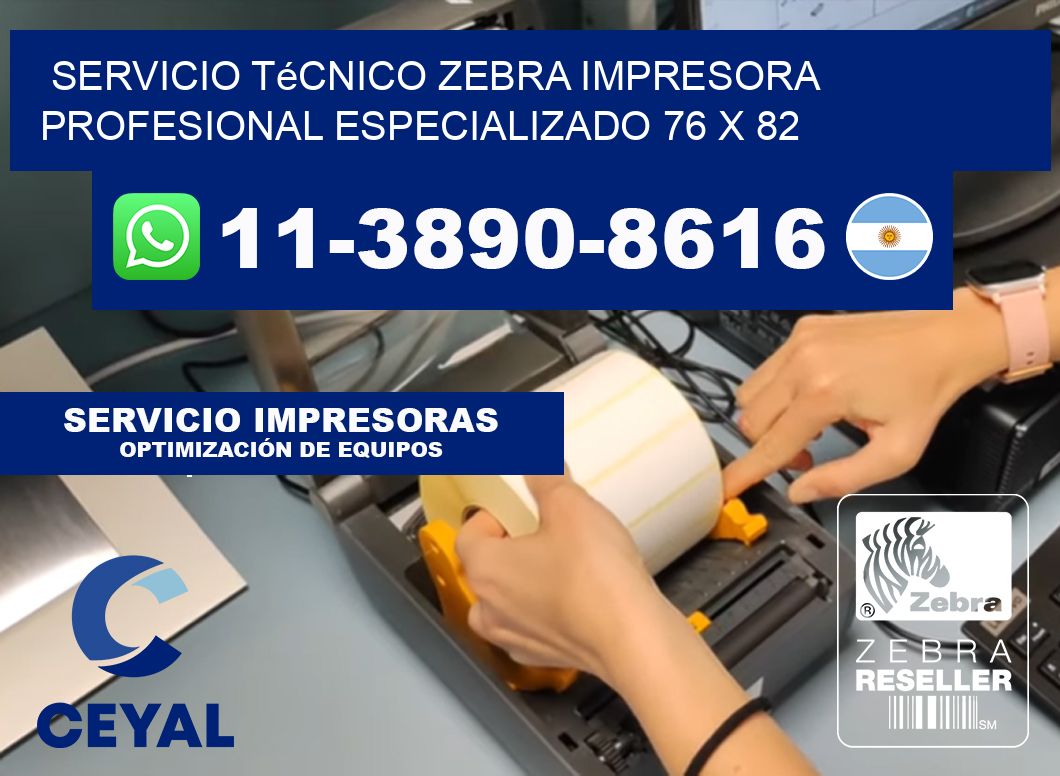 Servicio Técnico Zebra Impresora Profesional Especializado 76 x 82