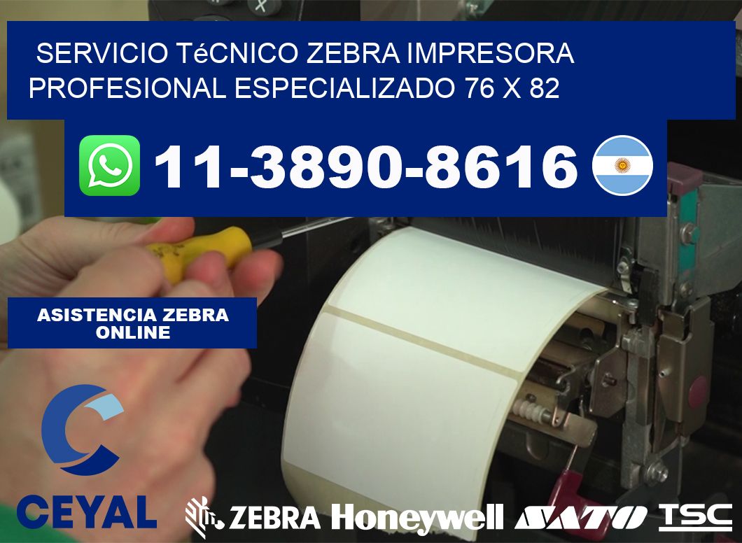 Servicio Técnico Zebra Impresora Profesional Especializado 76 x 82