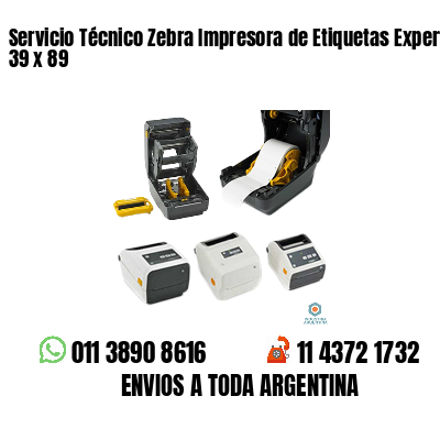 Servicio Técnico Zebra Impresora de Etiquetas Experto 39 x 89