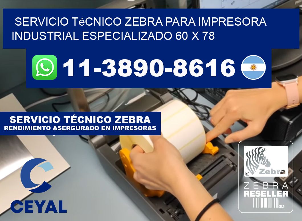 Servicio Técnico Zebra para Impresora Industrial Especializado 60 x 78