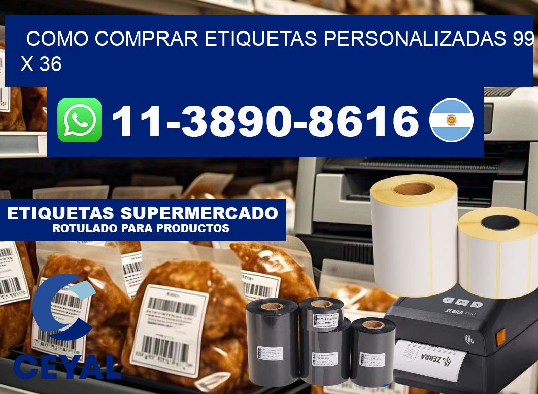 como comprar etiquetas personalizadas 99 x 36