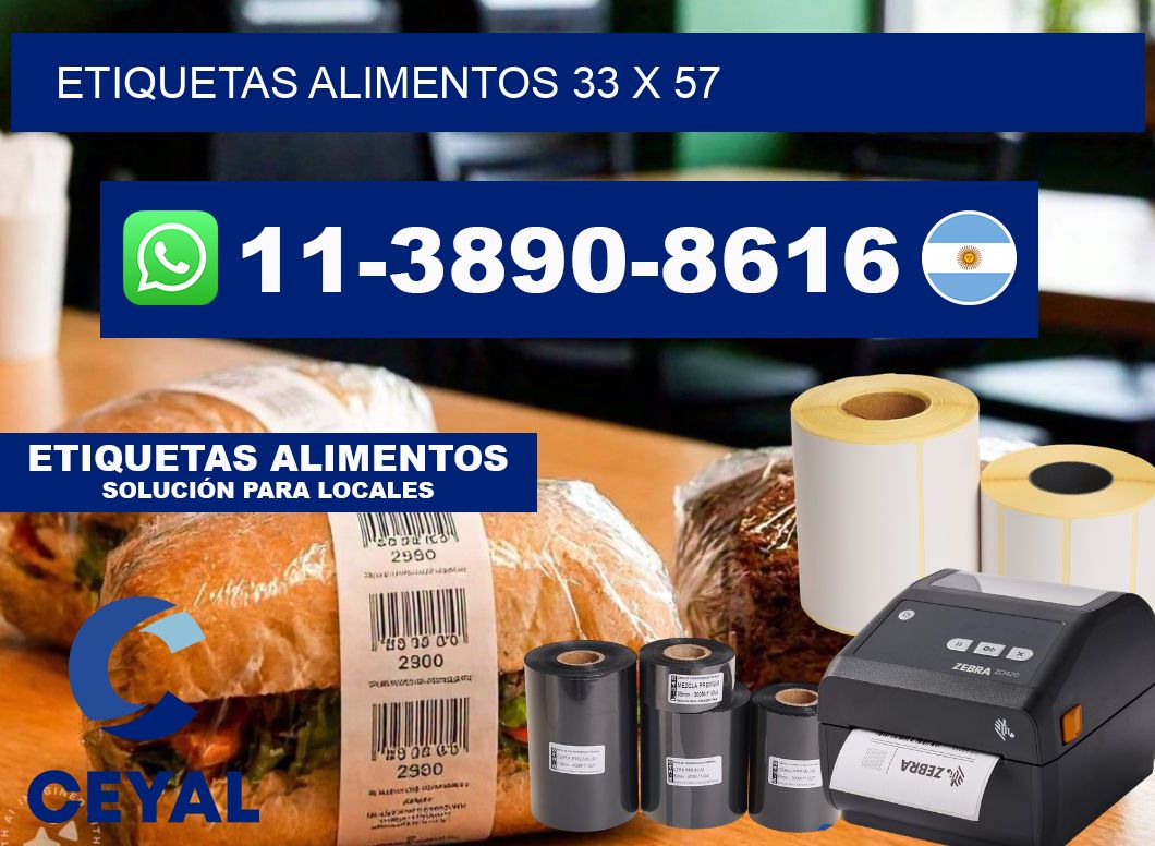 etiquetas alimentos 33 x 57