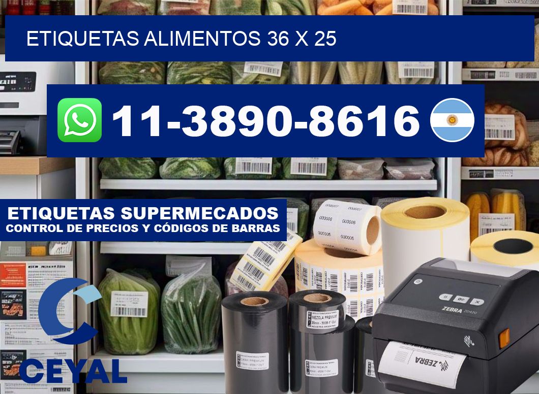 etiquetas alimentos 36 x 25