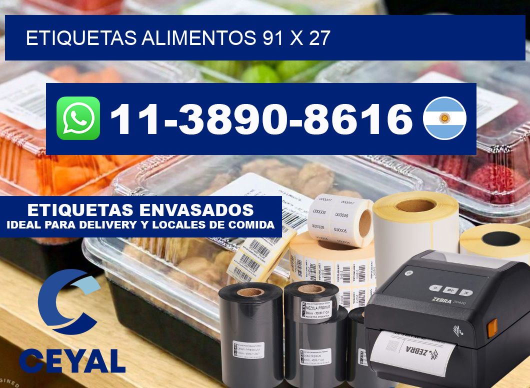 etiquetas alimentos 91 x 27