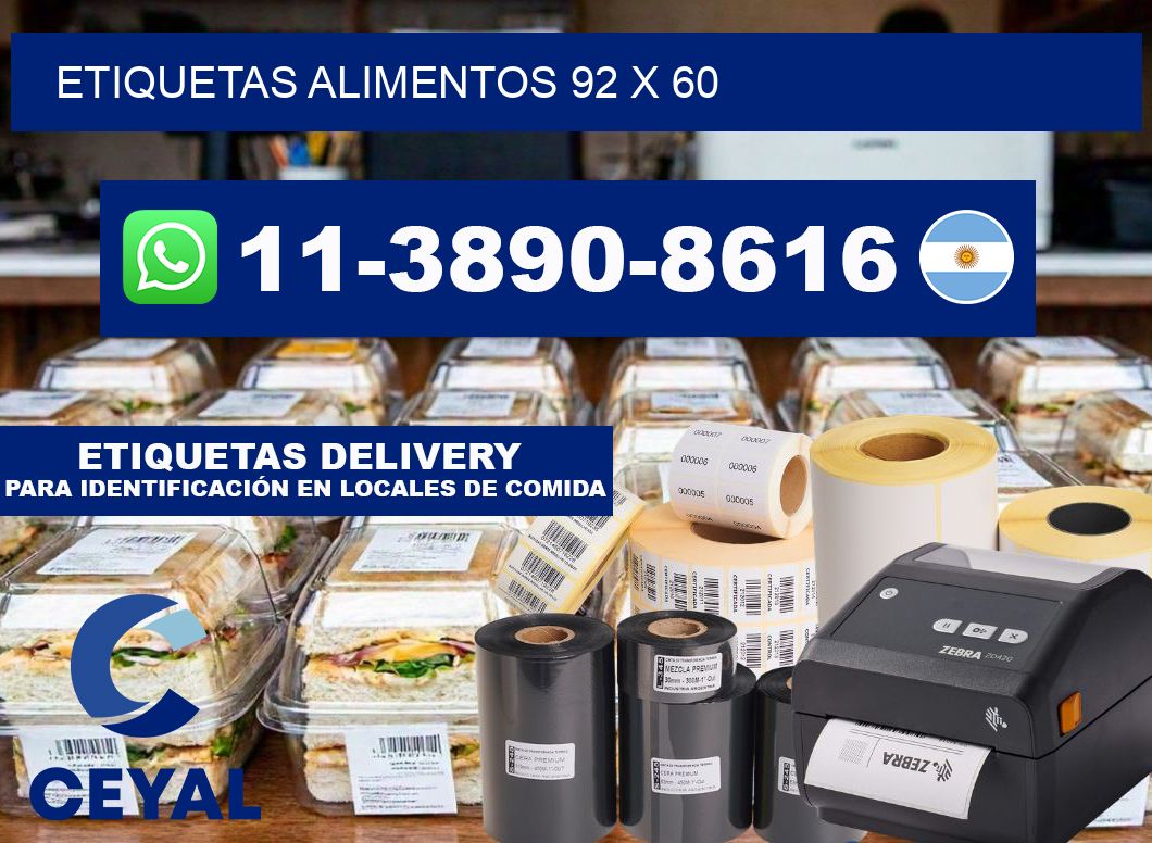 etiquetas alimentos 92 x 60