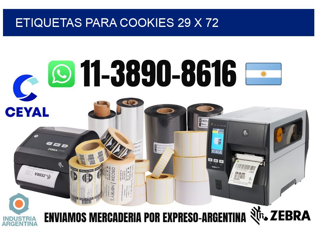 etiquetas para Cookies 29 x 72
