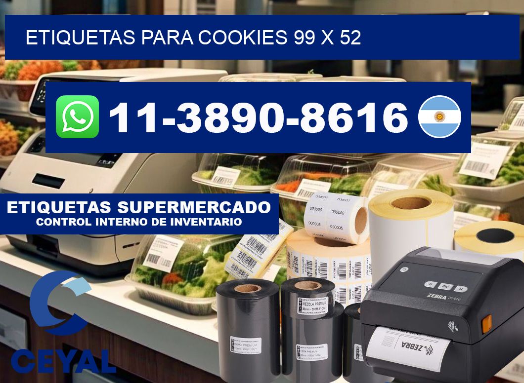 etiquetas para Cookies 99 x 52