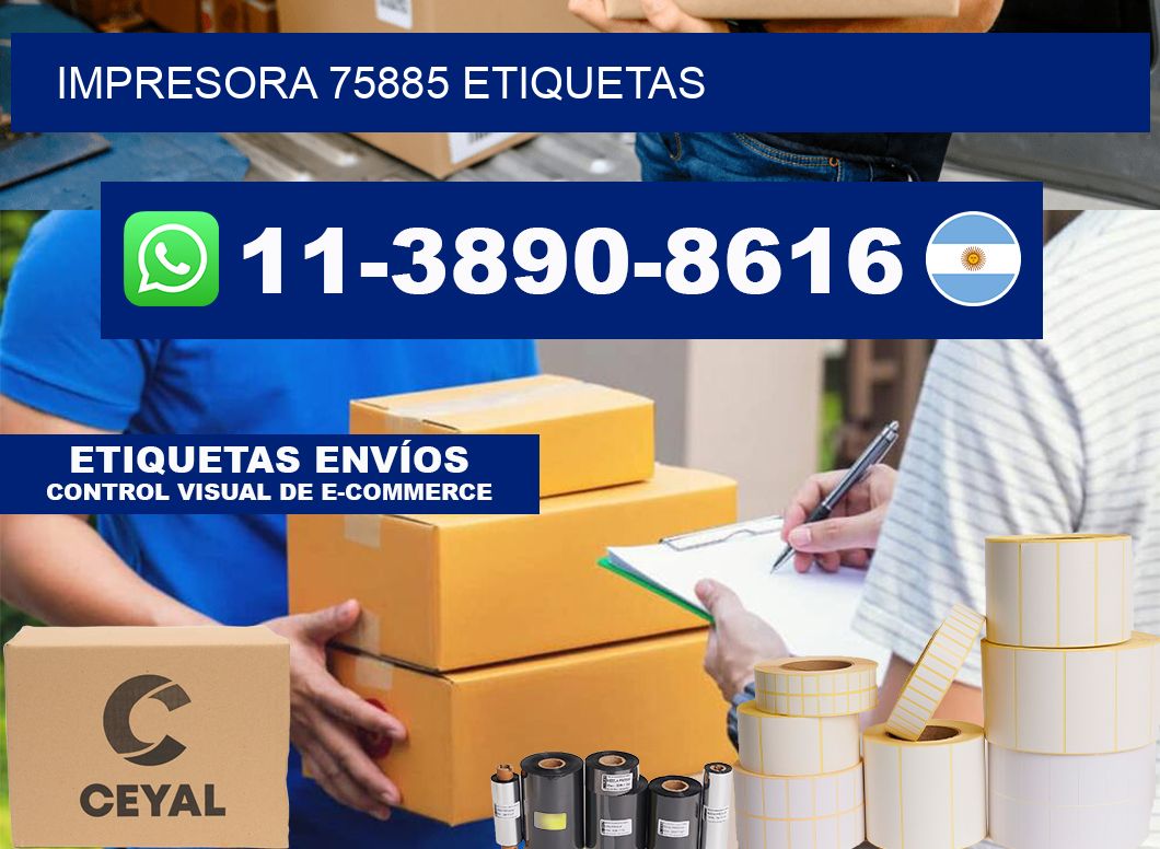 impresora 75885 etiquetas