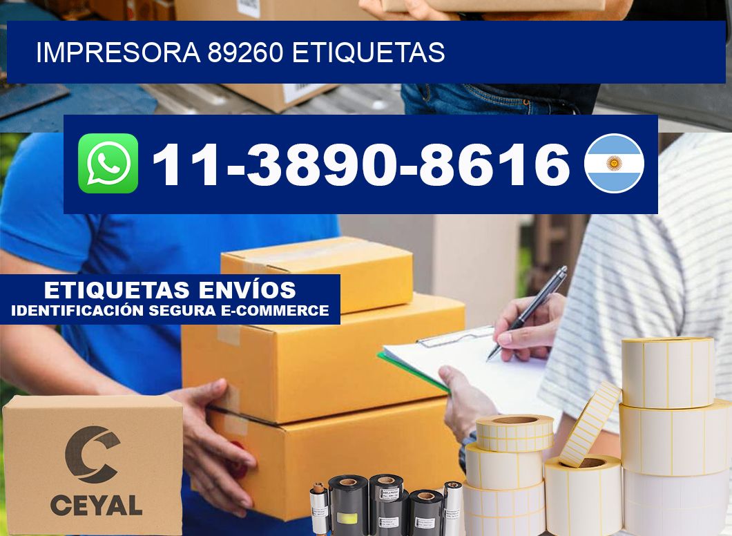 impresora 89260 etiquetas