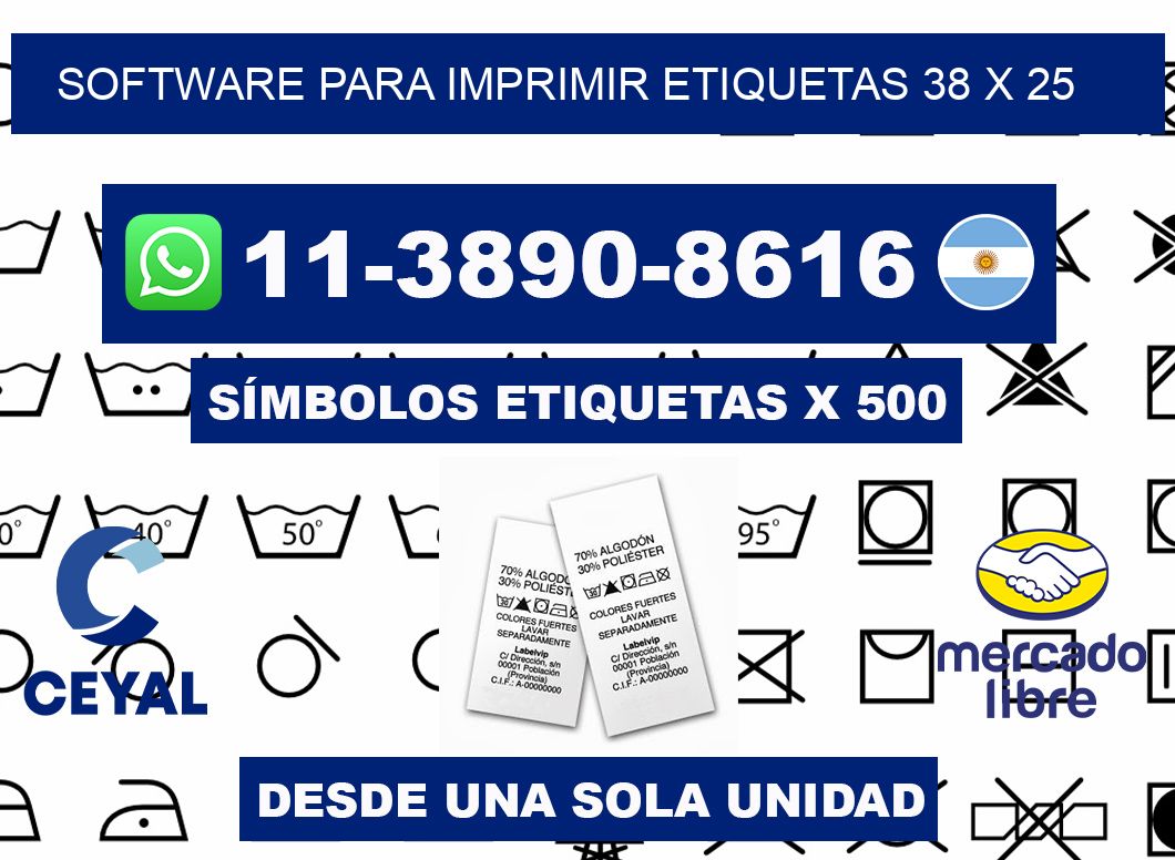 software para imprimir etiquetas 38 x 25