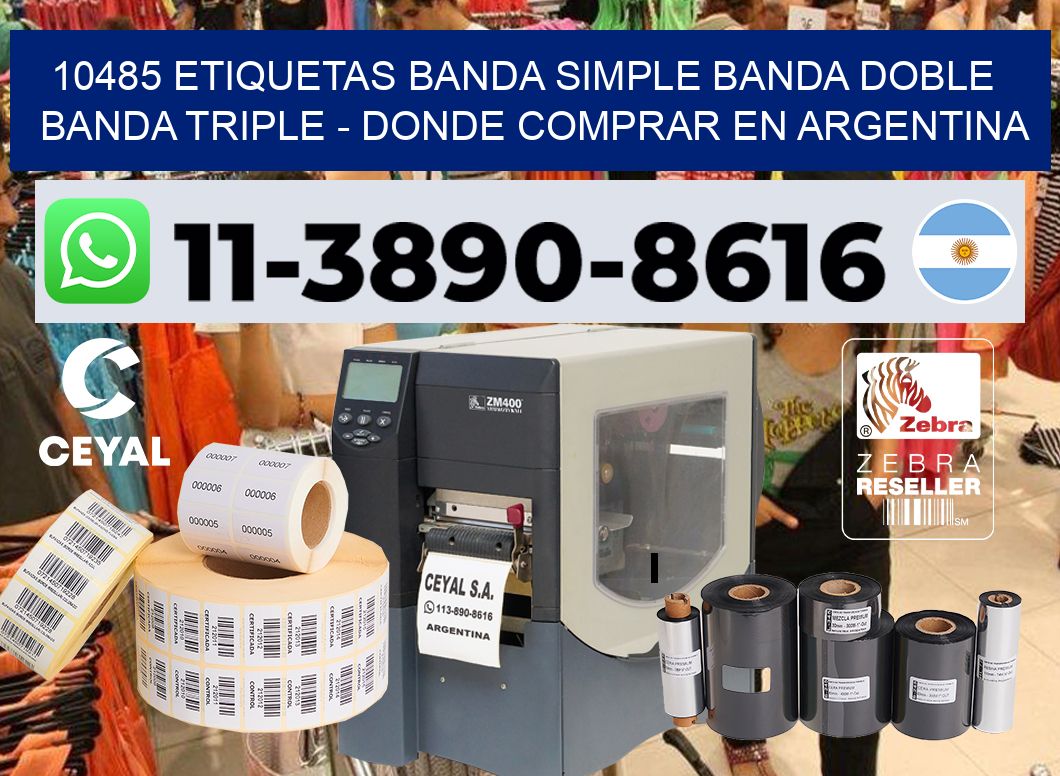10485 etiquetas banda simple banda doble banda triple – Donde Comprar en Argentina