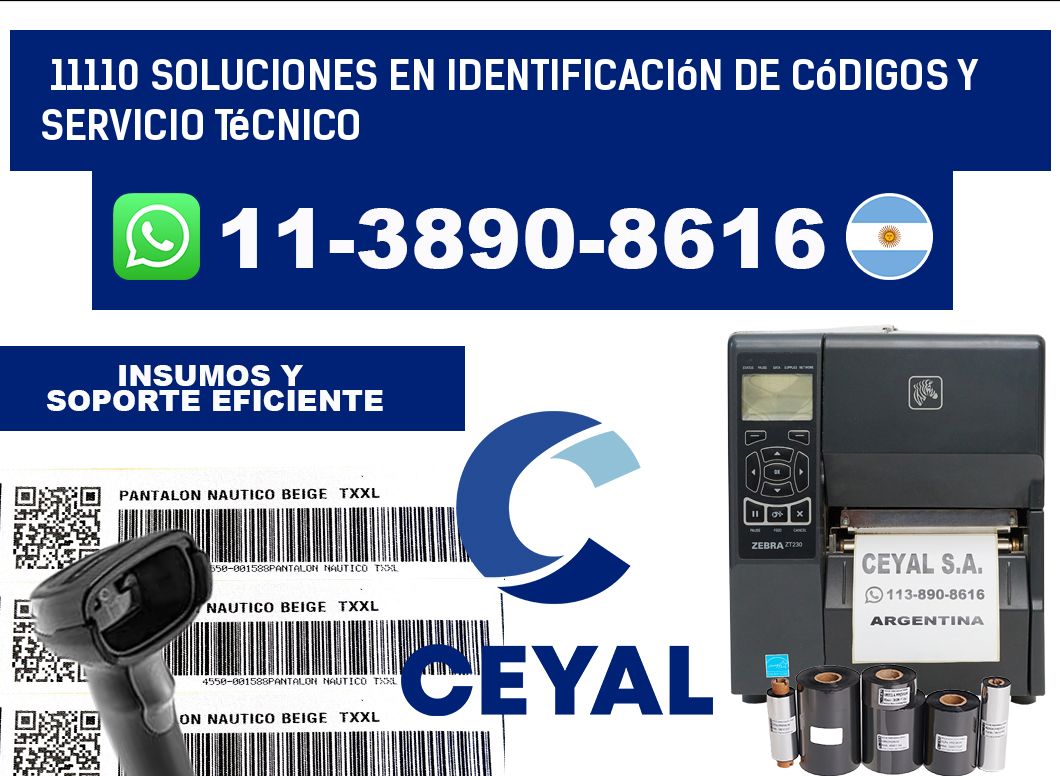 11110 Soluciones en Identificación de códigos y Servicio Técnico