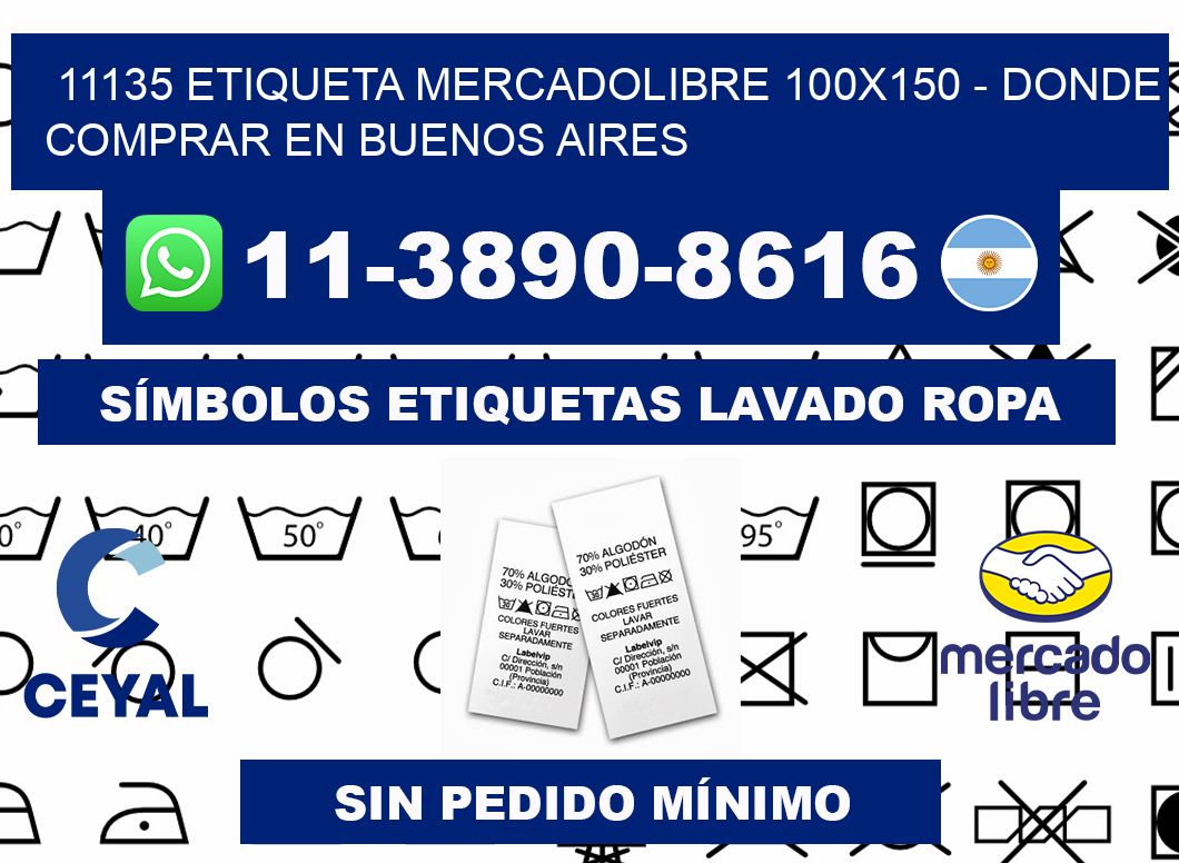 11135 etiqueta MercadoLibre 100x150 - Donde Comprar en Buenos Aires