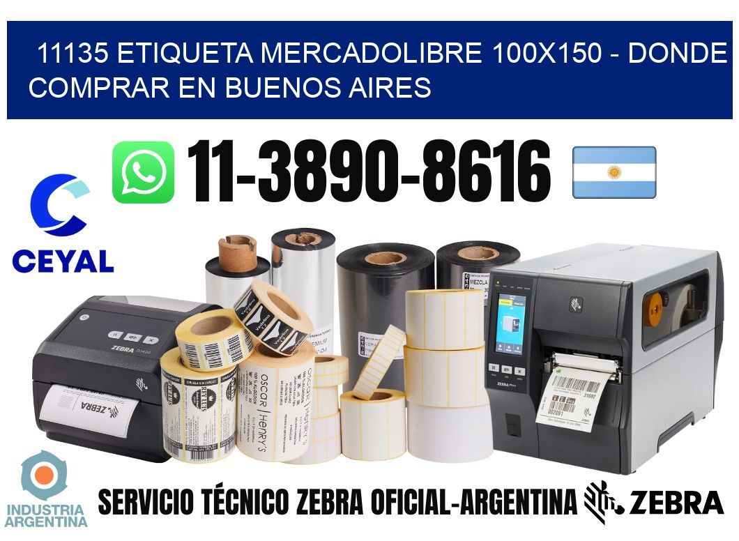 11135 etiqueta MercadoLibre 100x150 - Donde Comprar en Buenos Aires