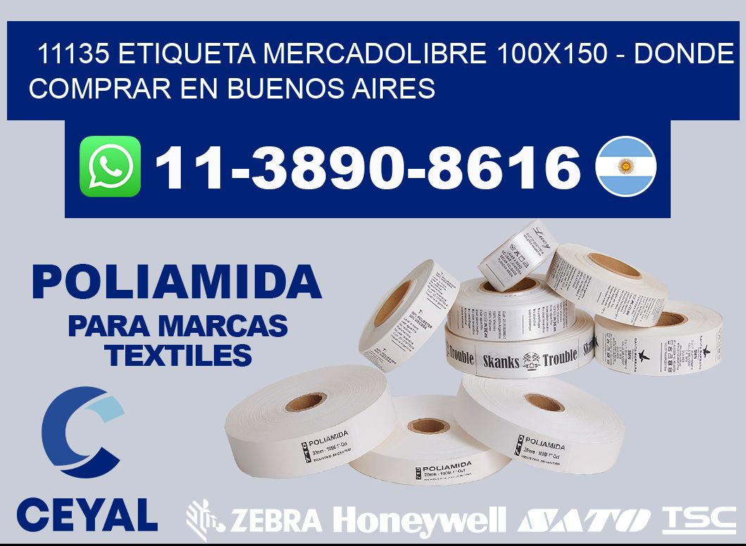 11135 etiqueta MercadoLibre 100x150 - Donde Comprar en Buenos Aires