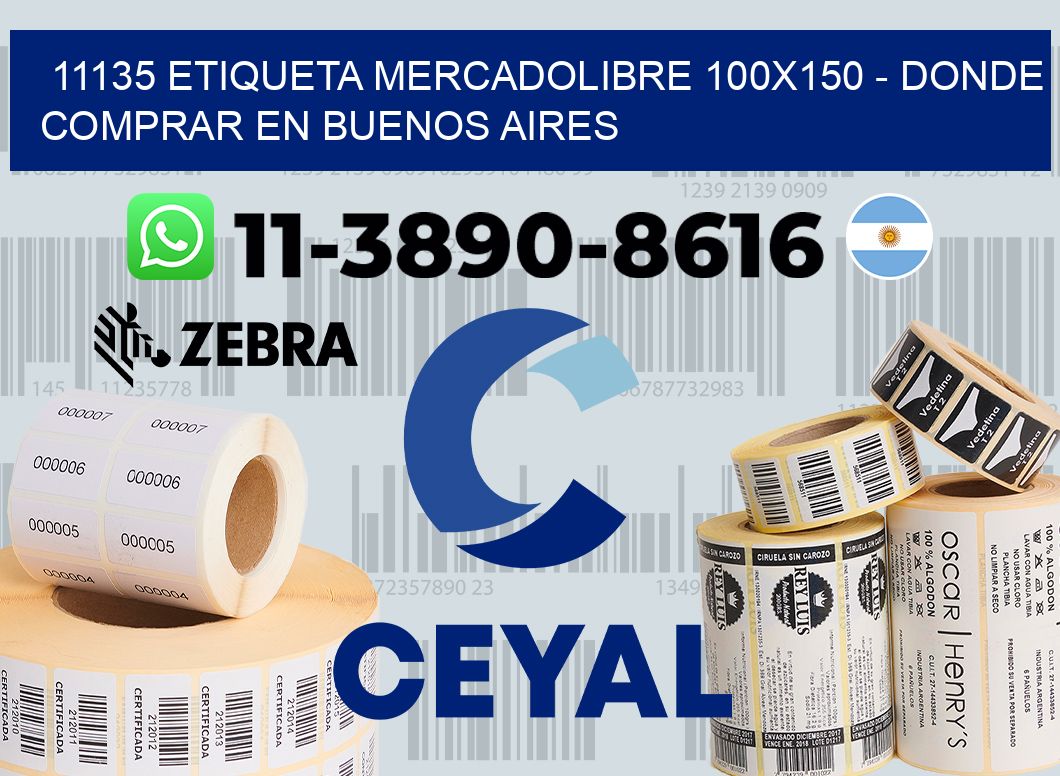 11135 etiqueta MercadoLibre 100x150 - Donde Comprar en Buenos Aires