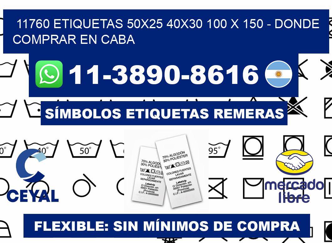 11760 etiquetas 50x25 40x30 100 x 150 - Donde Comprar en Caba
