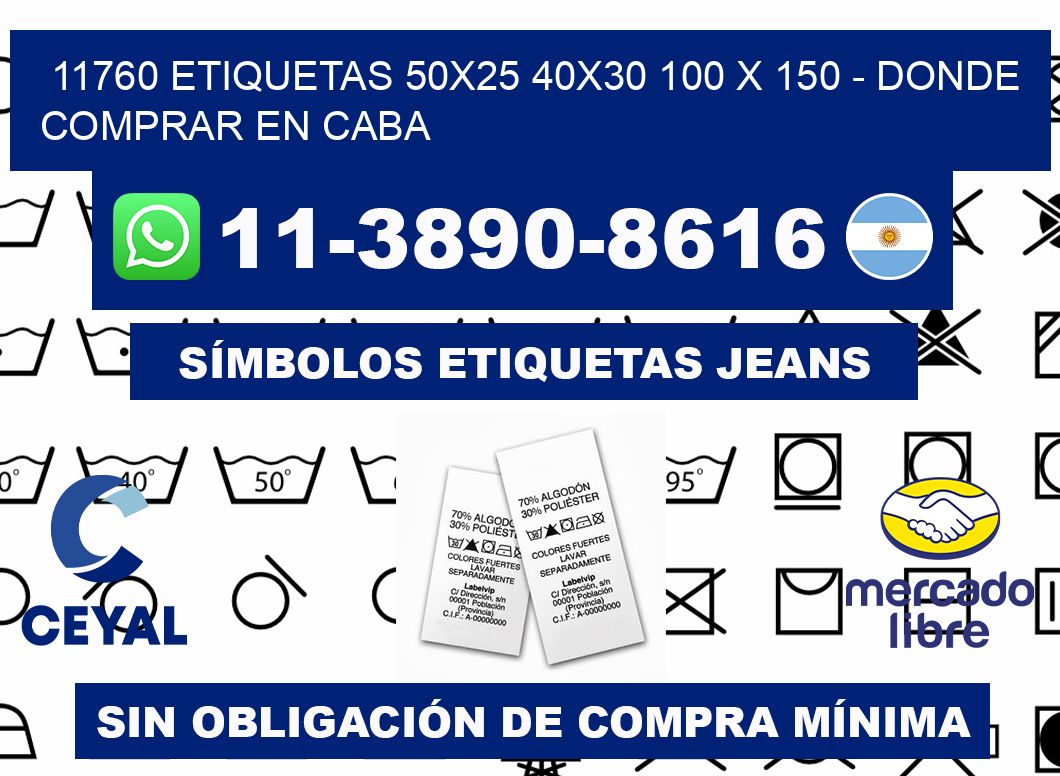 11760 etiquetas 50x25 40x30 100 x 150 - Donde Comprar en Caba