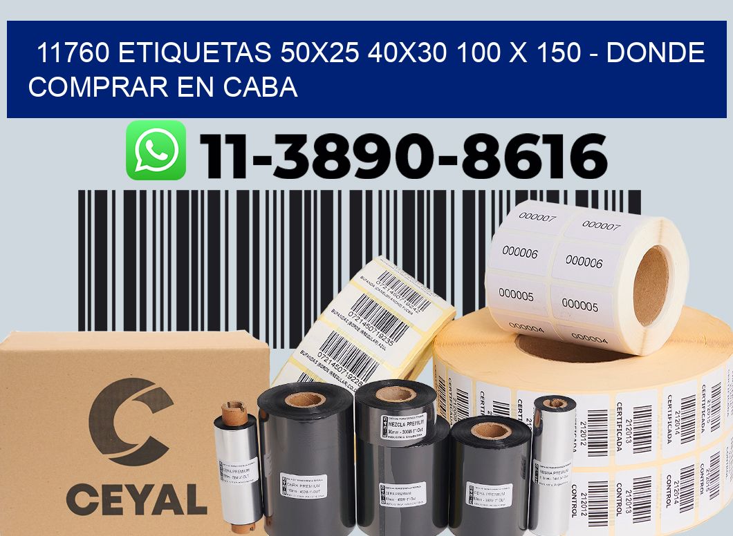 11760 etiquetas 50x25 40x30 100 x 150 - Donde Comprar en Caba