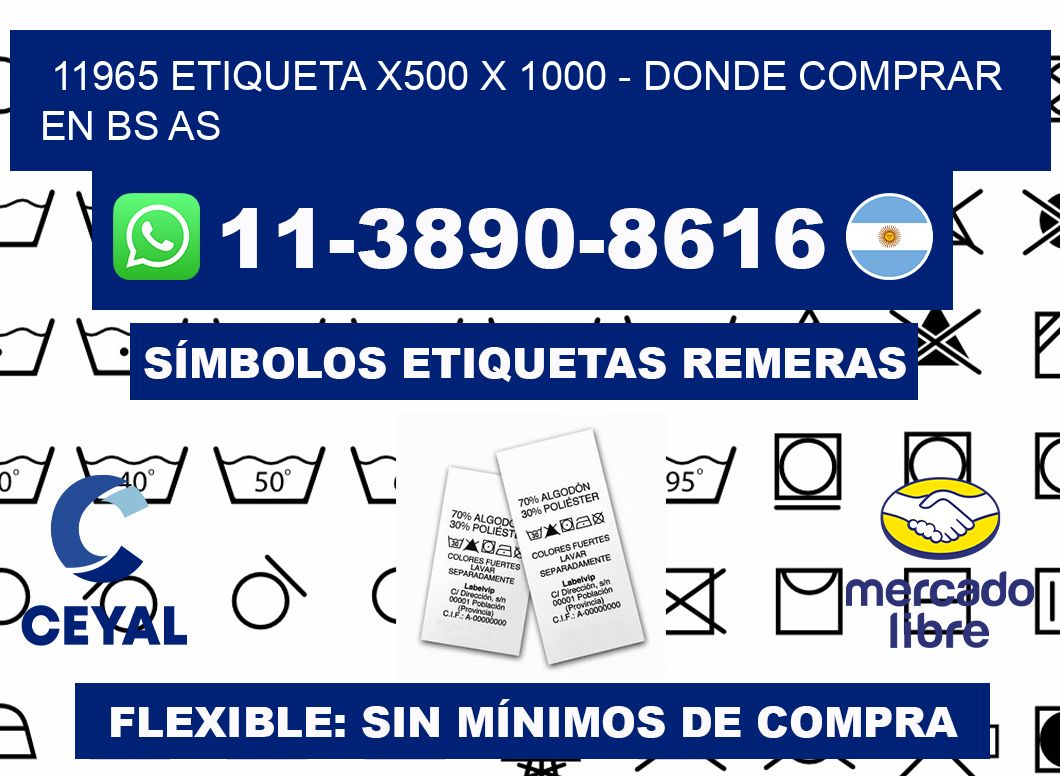 11965 etiqueta x500 x 1000 - Donde Comprar en bs as