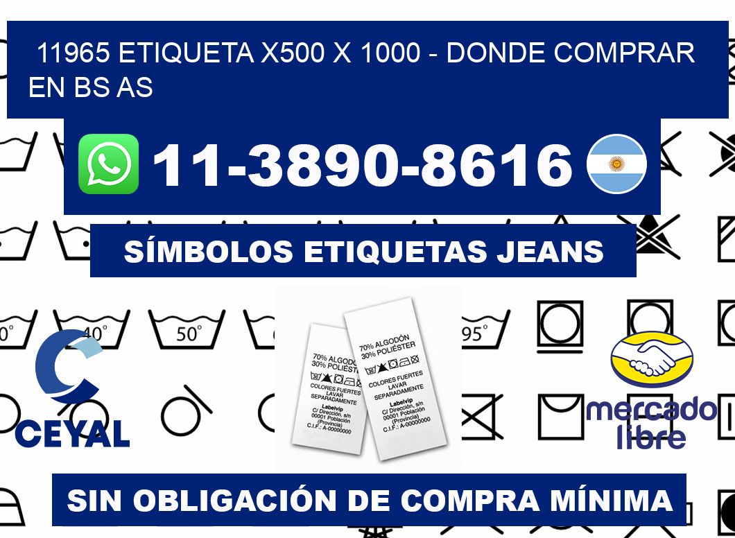 11965 etiqueta x500 x 1000 - Donde Comprar en bs as