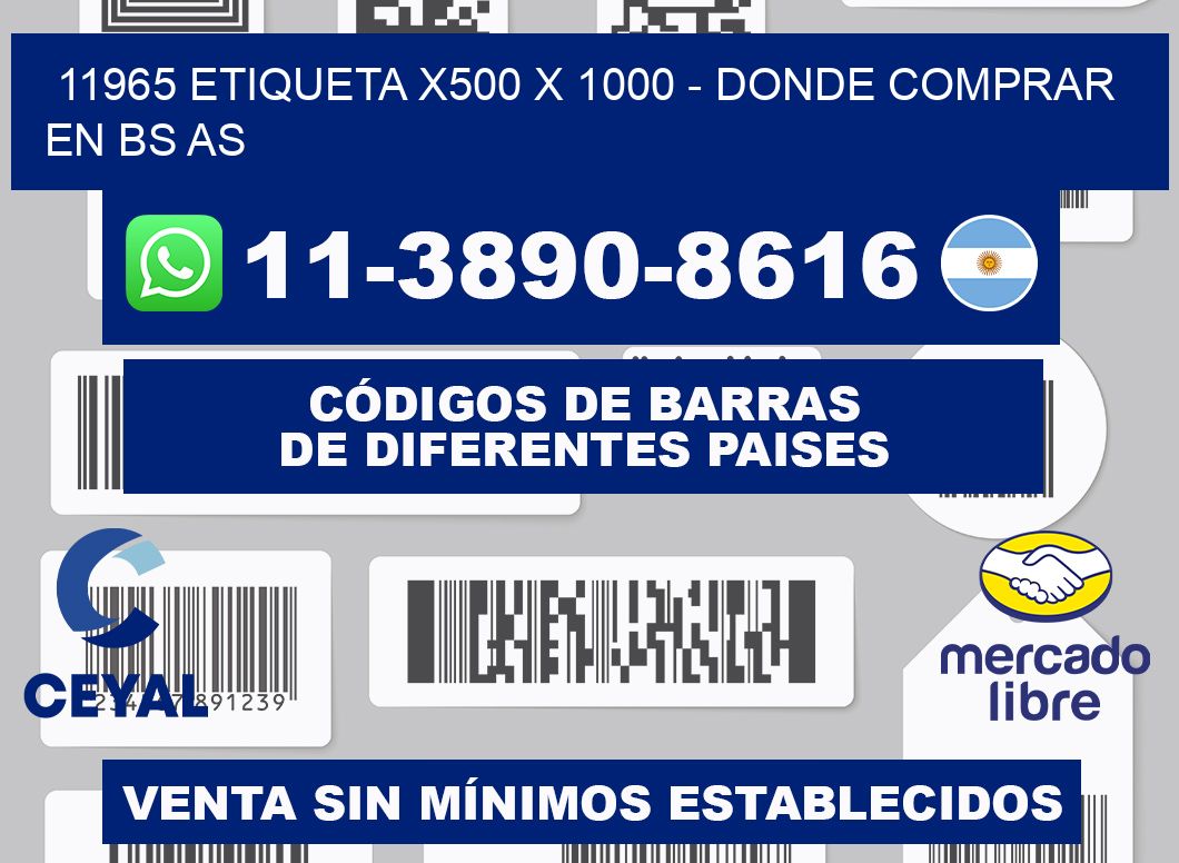 11965 etiqueta x500 x 1000 - Donde Comprar en bs as