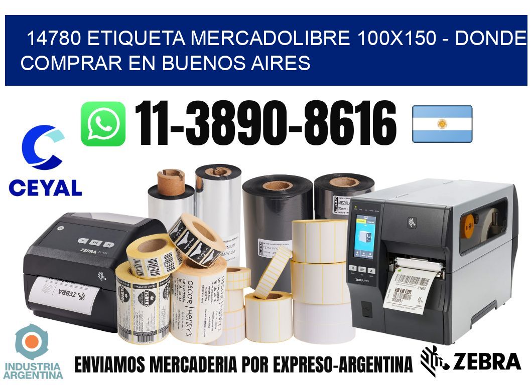 14780 etiqueta MercadoLibre 100x150 - Donde Comprar en Buenos Aires